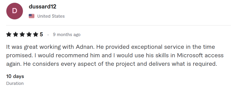 Client Review